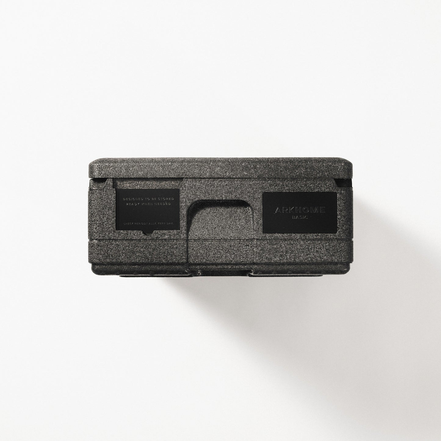 Gesloten ARKHOME BASIC noodpakket in zwarte EPP case
