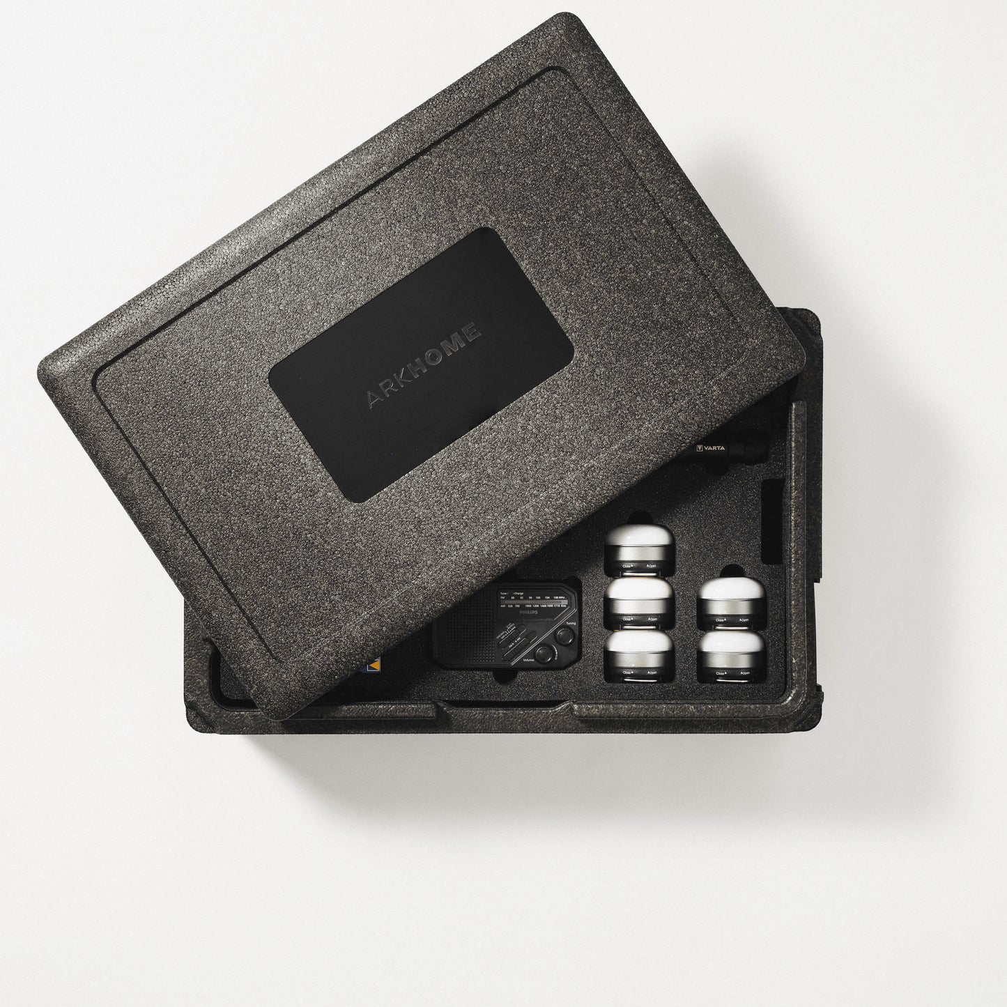 ARKHOME COMPLETE noodpakket voor thuis in een open zwarte case